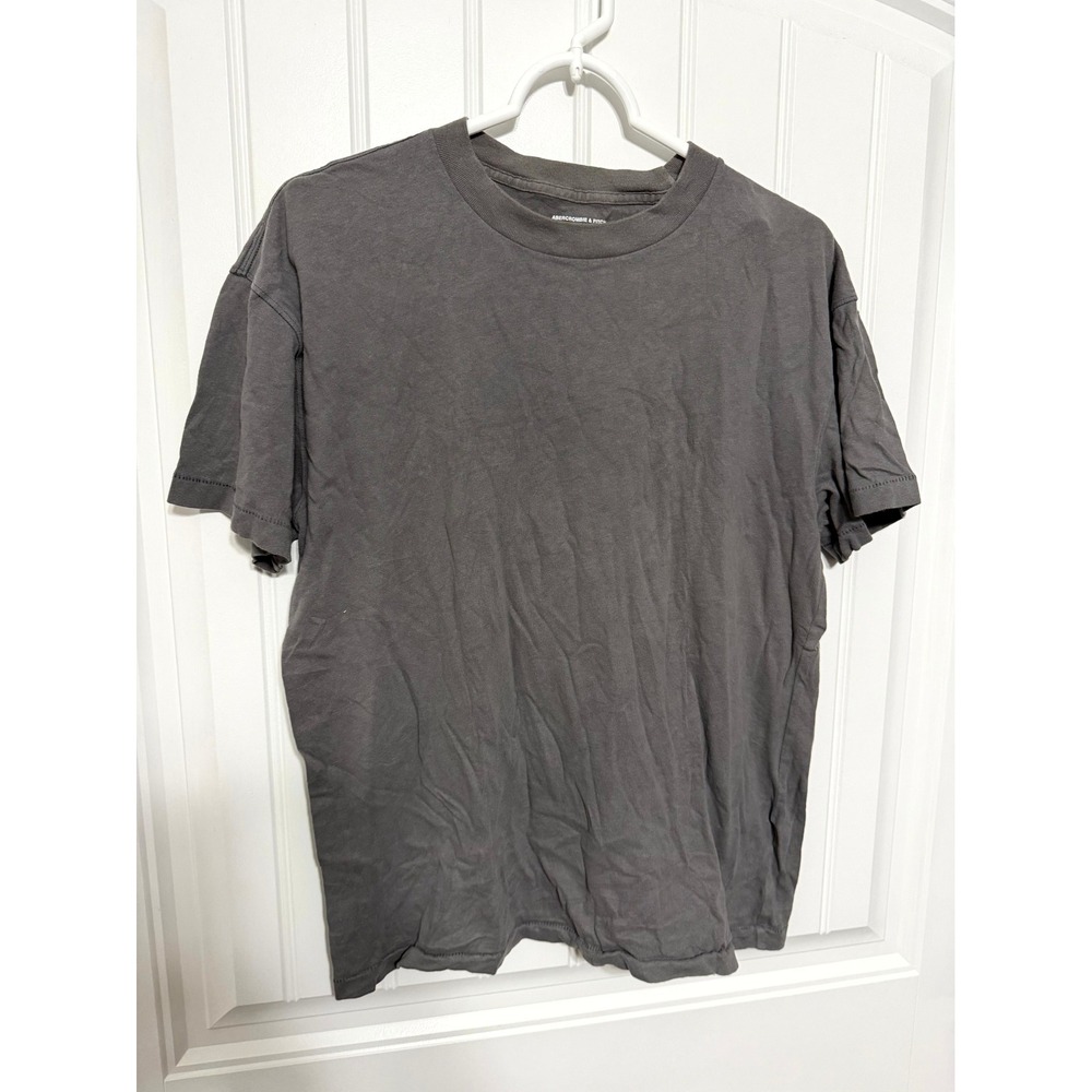 Abercrombie & Fitch T-Shirt Mens Medium Grey Relaxed Soft‎ A&F Essentials Tee